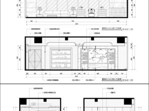 福建恒基集團辦公室混搭風格CAD設計圖及工裝施工圖紙下載